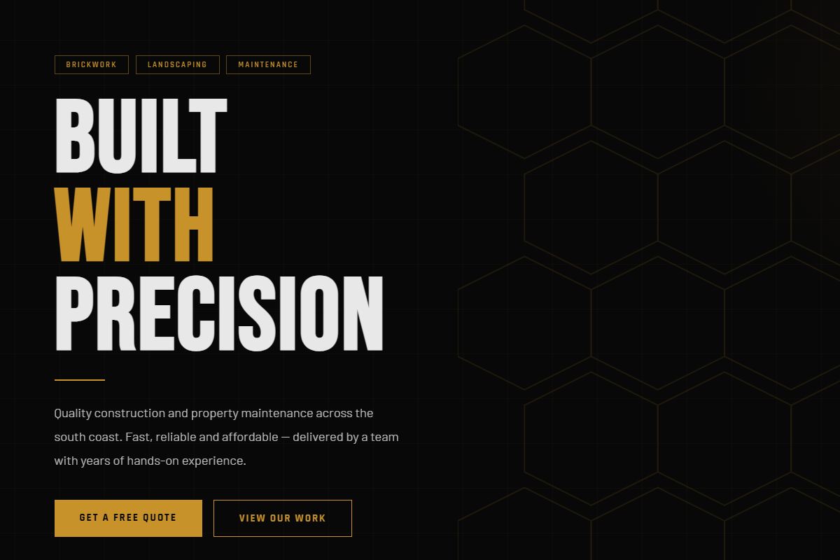 Southwell Construction Ltd website homepage
